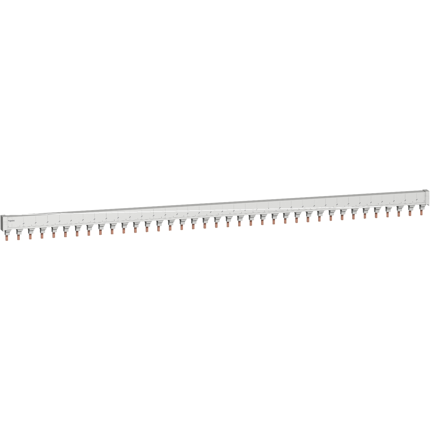 Schneider Electric Comb Busbar; for Multi 9 C60BP circuit breakers; cuttable; 1-pole &plus; auxiliary; 37 modules